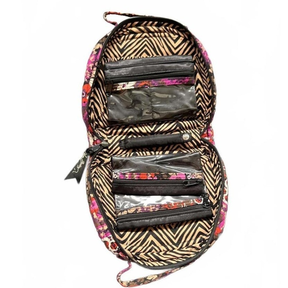 Vera Bradley Cosmetic Case Multicolor Floral‎ Quilted Travel Organizer OS